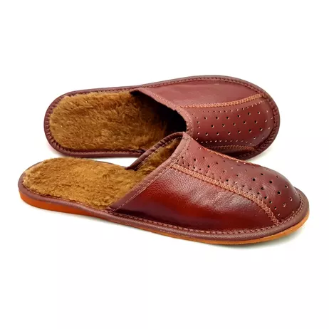 Pantofle Męskie ocieplane