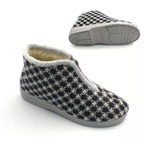 Centralny zamek szare romby żel-but