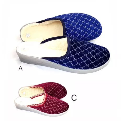 klapki PU Zimowe nowe