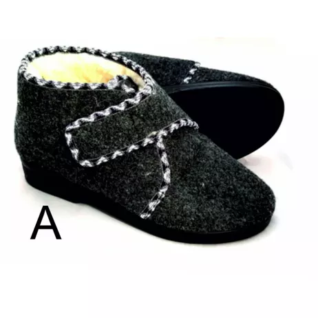 damskie bambosze rzepy żel-but