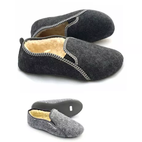 Nowe Bambosze męskie filcowe