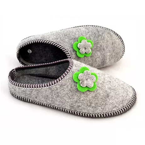 Pantofle Damskie Filcowe