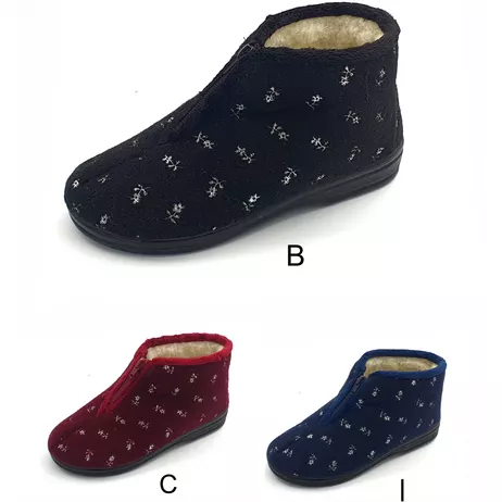 Centralny zamek haftowane żel-but