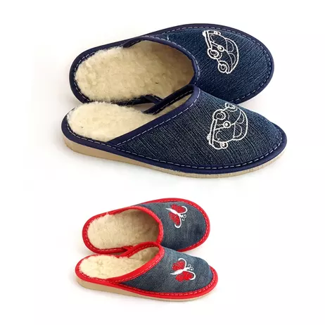 Ocieplane Pantofle Dziecinne