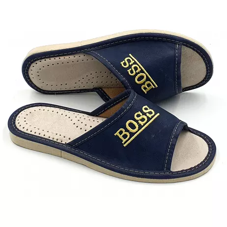 Pantofle Młodzieżowe boss OTWARTE