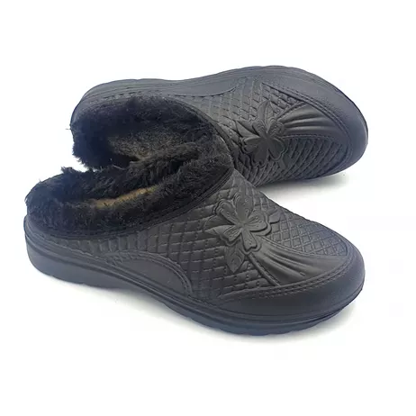 A008 klapki ogrodowe Damskie ocieplane