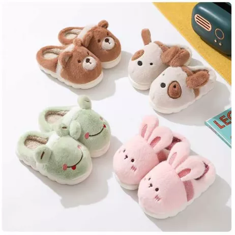 E780 Pantofle dziecięce ocieplane