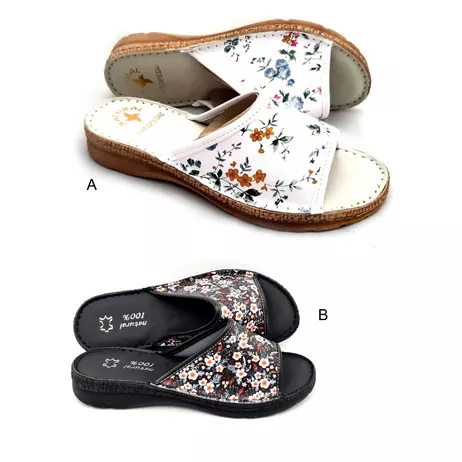 Damskie skórzane kwiatuszki