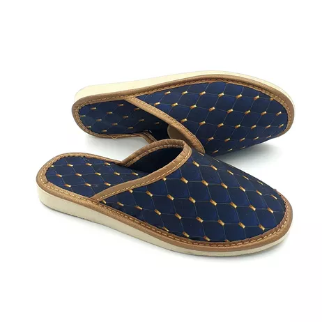 .N56 Pantofle Damskie romby pełne