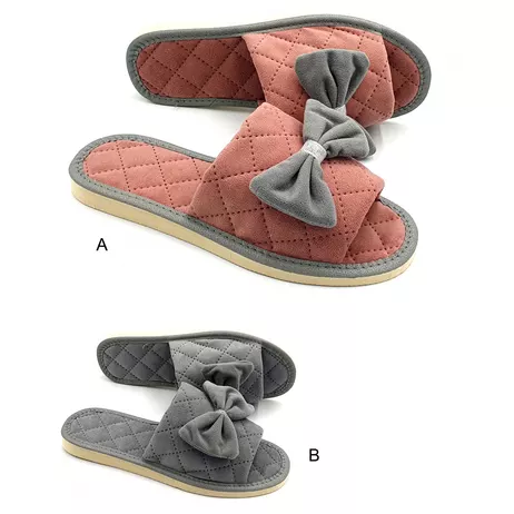 .P04 Pantofle Damskie kokarda